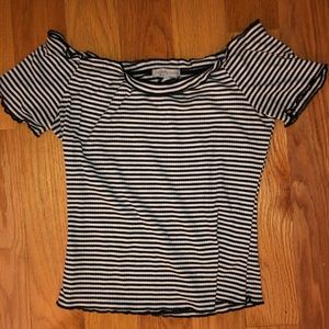 charlotte russe off the shoulder top